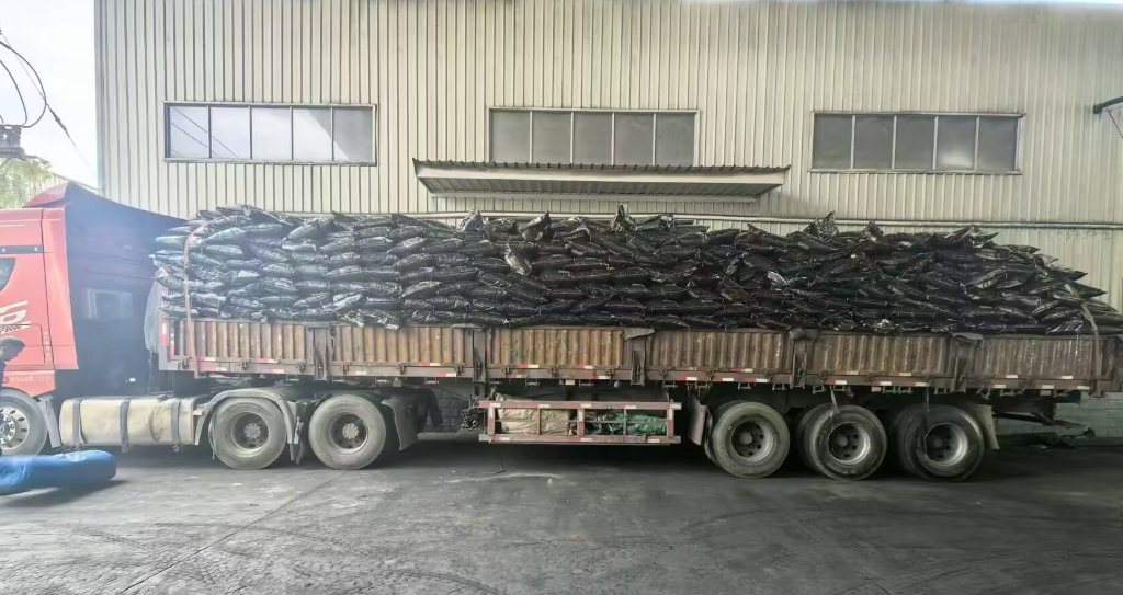 54吨椰壳提金炭出口吉尔吉斯坦金矿